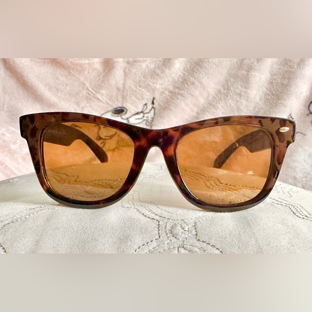 Betsey Johnson Tortoise Brown Sunglasses